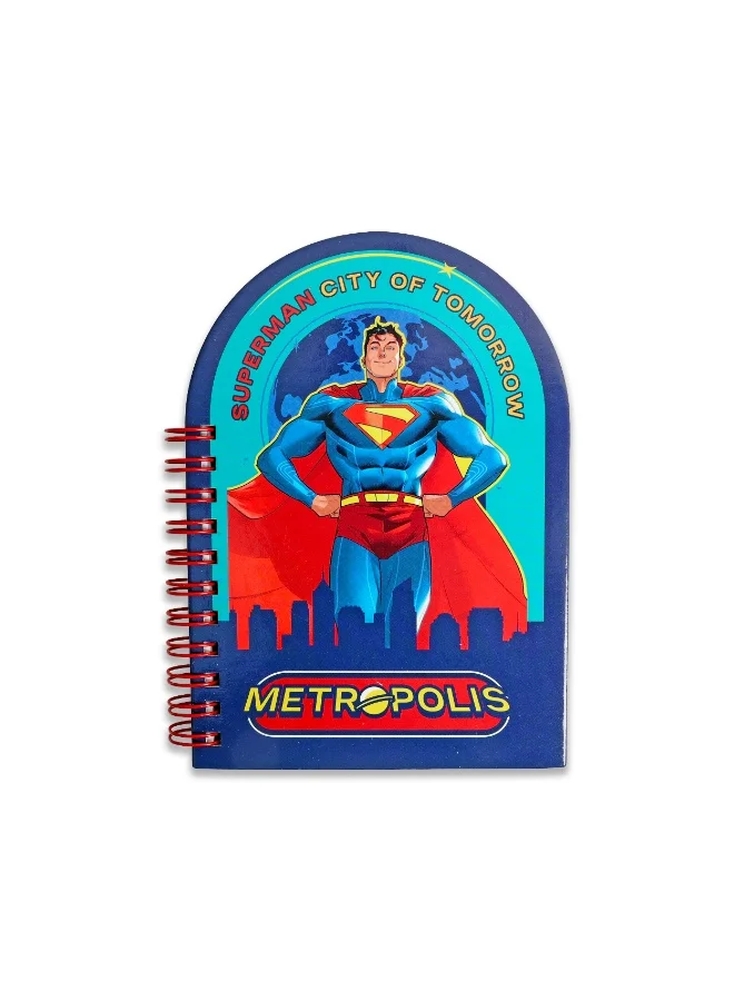 وارنر بروس. دفتر ملاحظات حلزوني سوبرمان مدينة الغد من وارنر براذرز